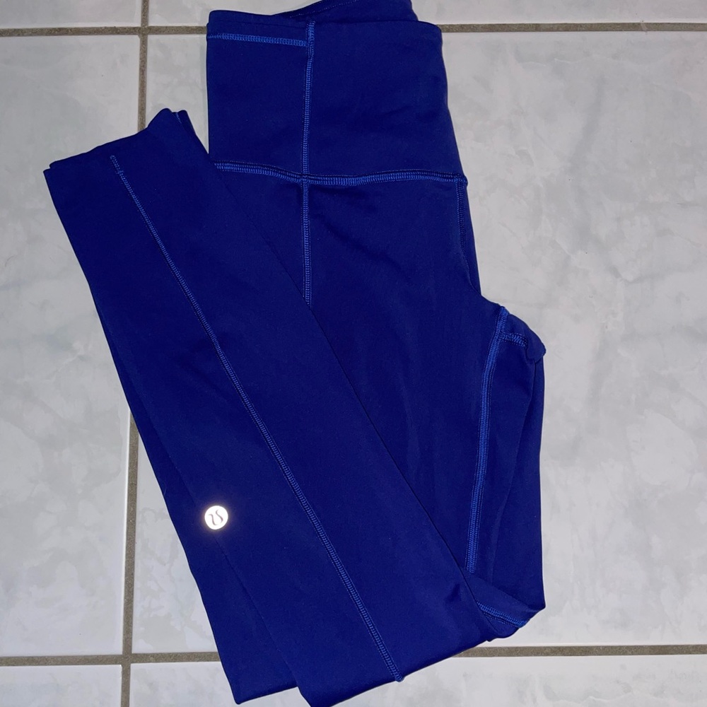 Lululemon Leggings Size 4 Royal Blue